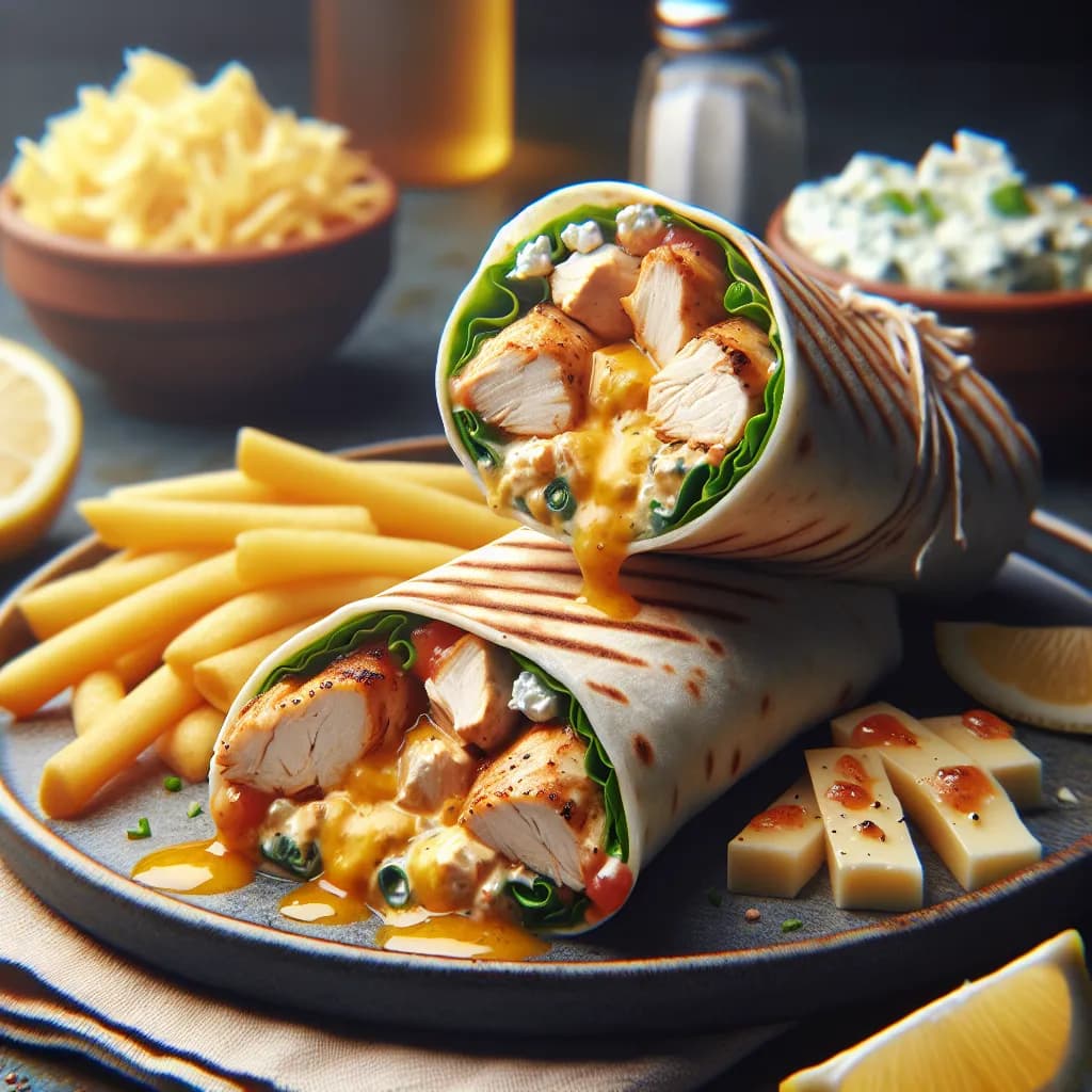 Wrap de Pollo y Queso