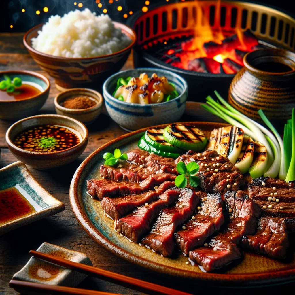 Yakiniku - Gegrilltes Rindfleisch