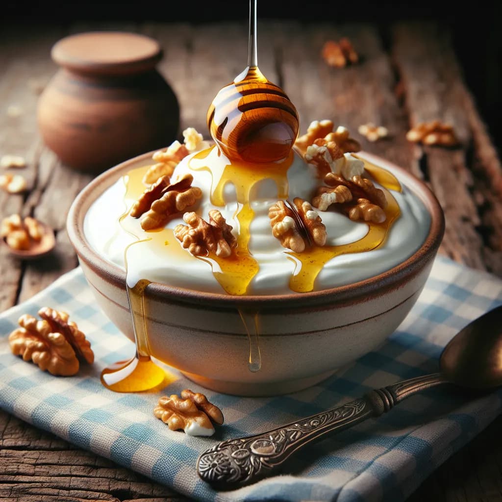 Yogurt Greco con Miele e Noci