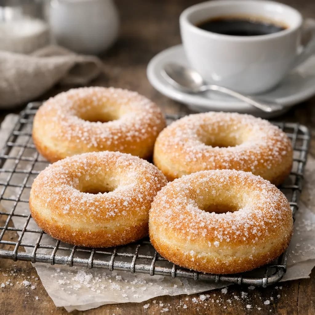 Yogurt Sugar Donuts (Baked)