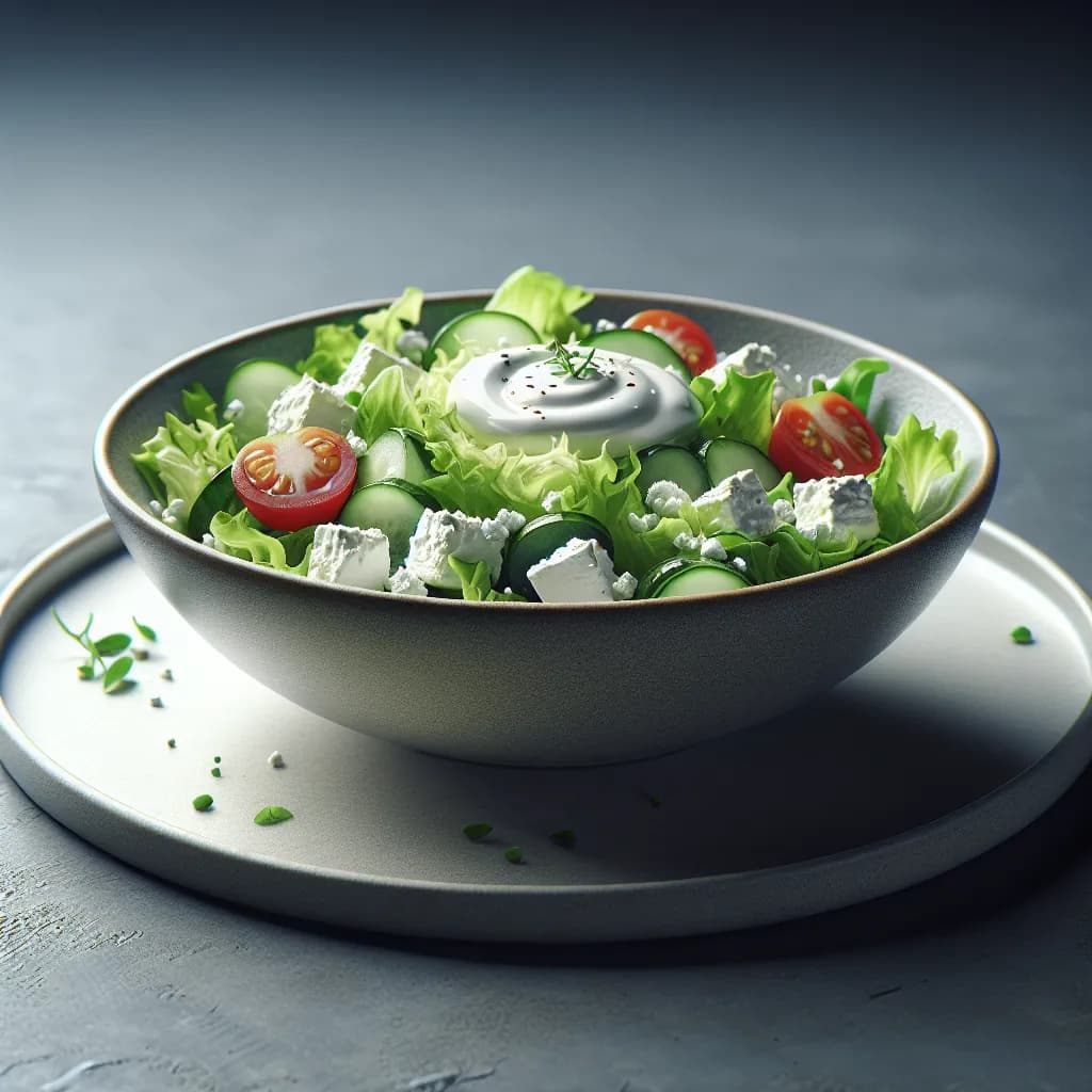 Yogurt and Cottage Cheese Salad