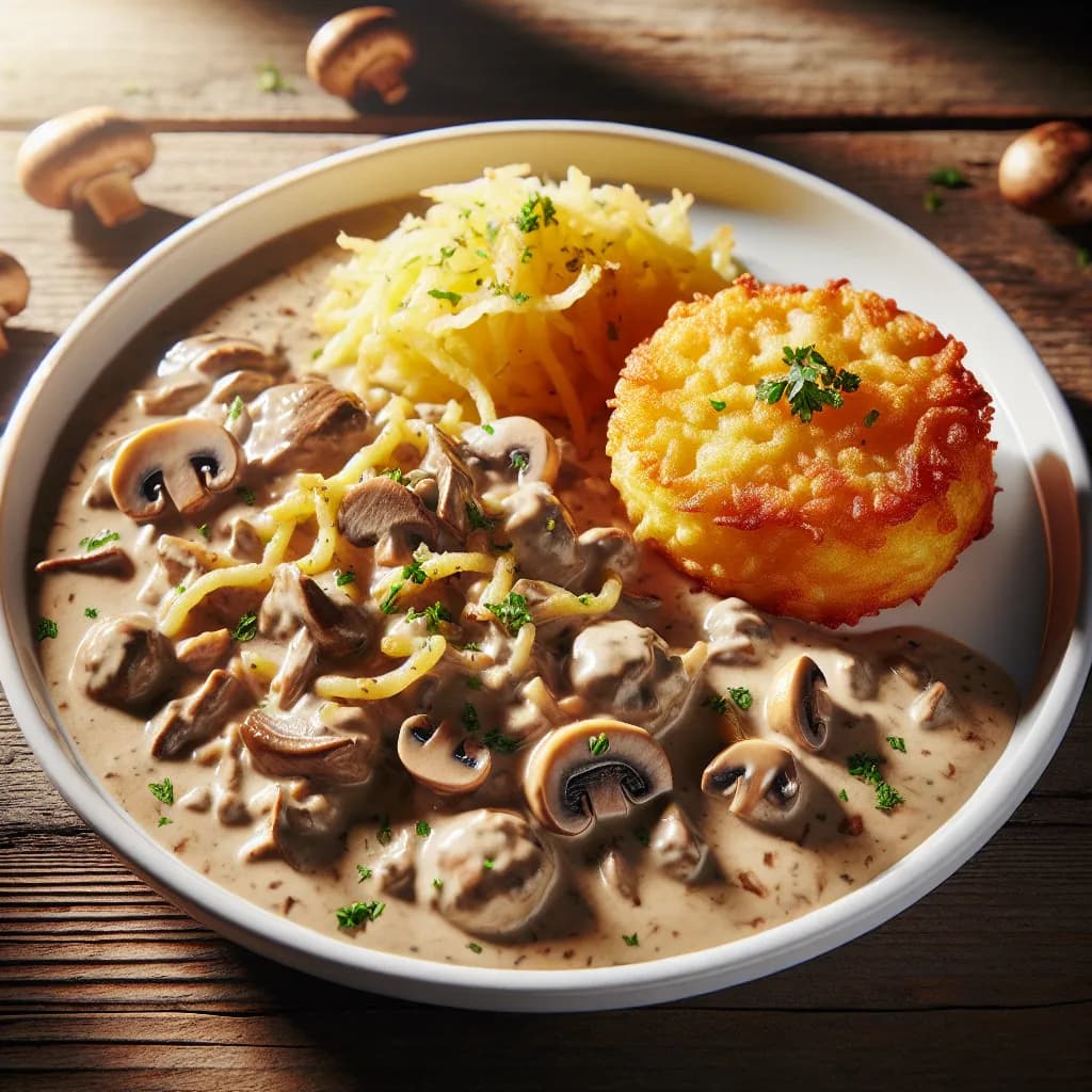 Zürcher Geschnetzeltes mit Rösti