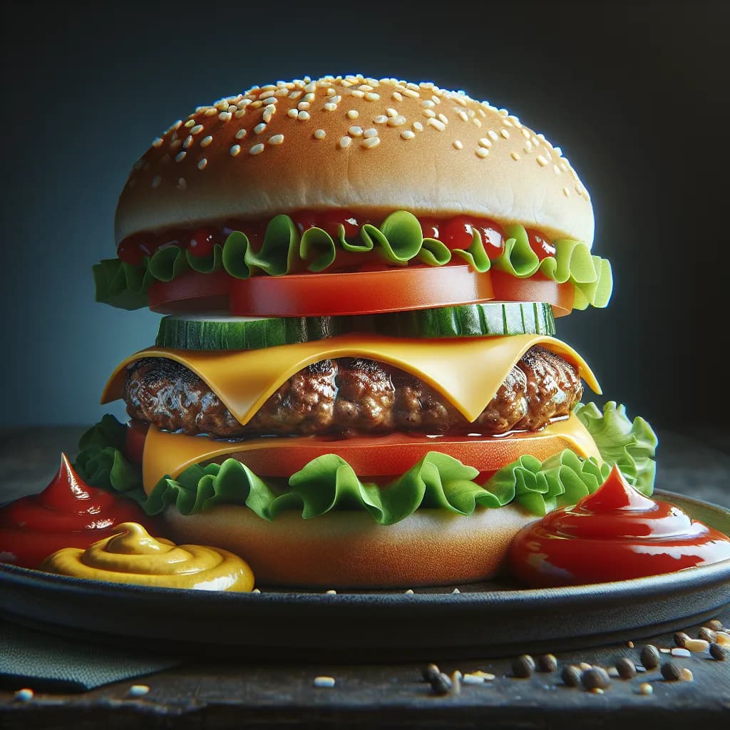 Zesty American Cheeseburger