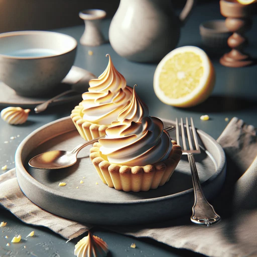 Zitronen-Meringue-Törtchen
