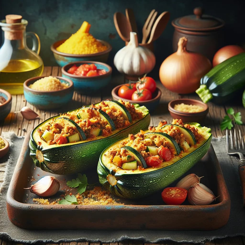 Zucchine Ripiene al Forno