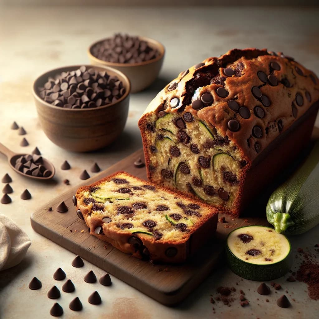 Zucchini Bread with Chocolate Chips