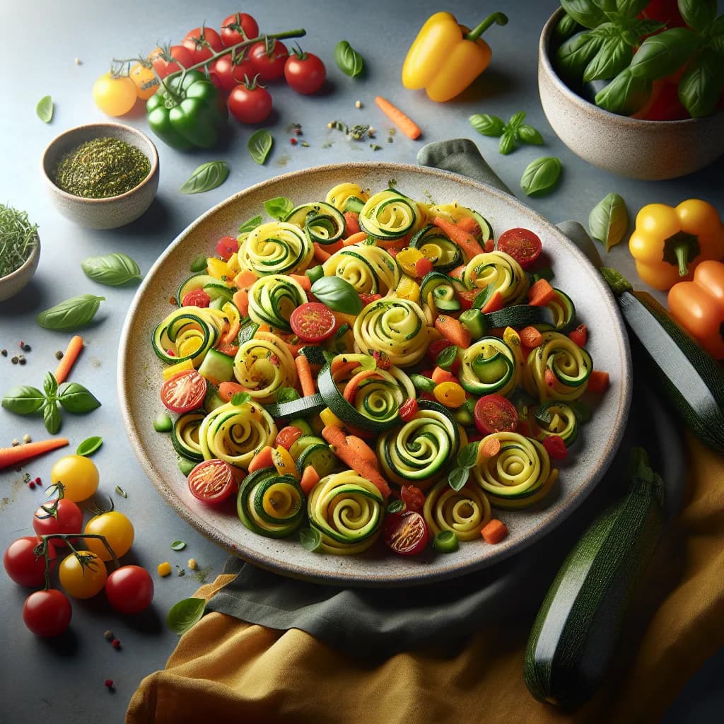 Zucchini Pasta Primavera