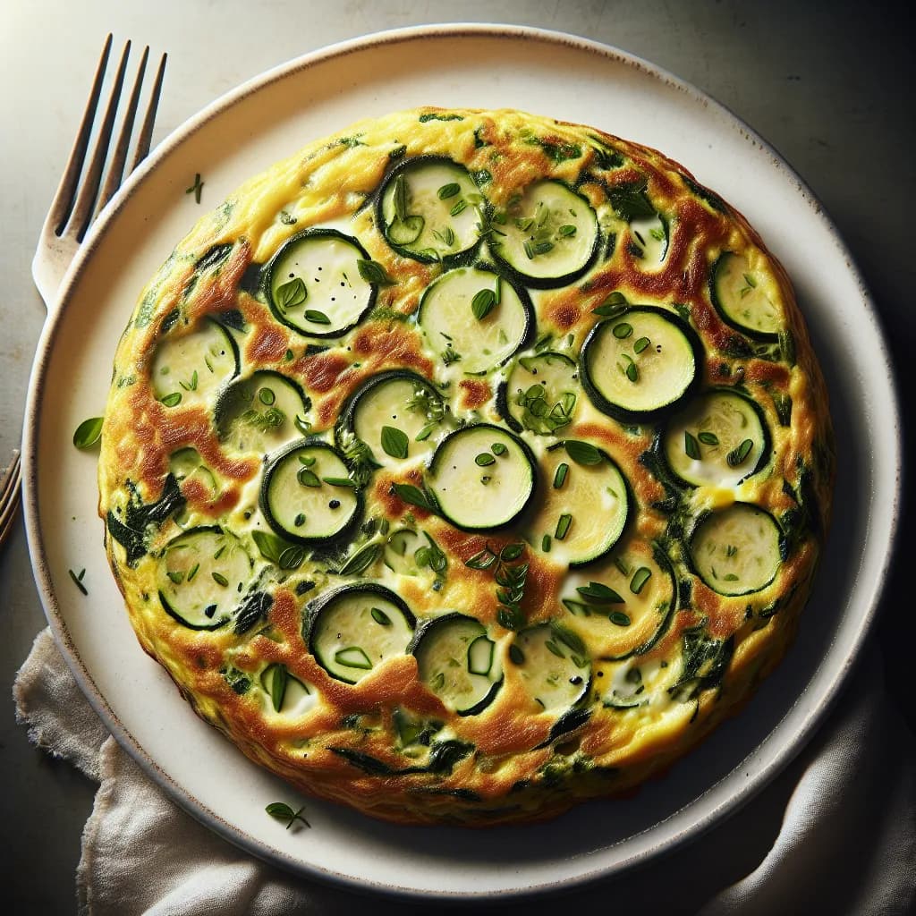 Zucchini and Herb Omelette