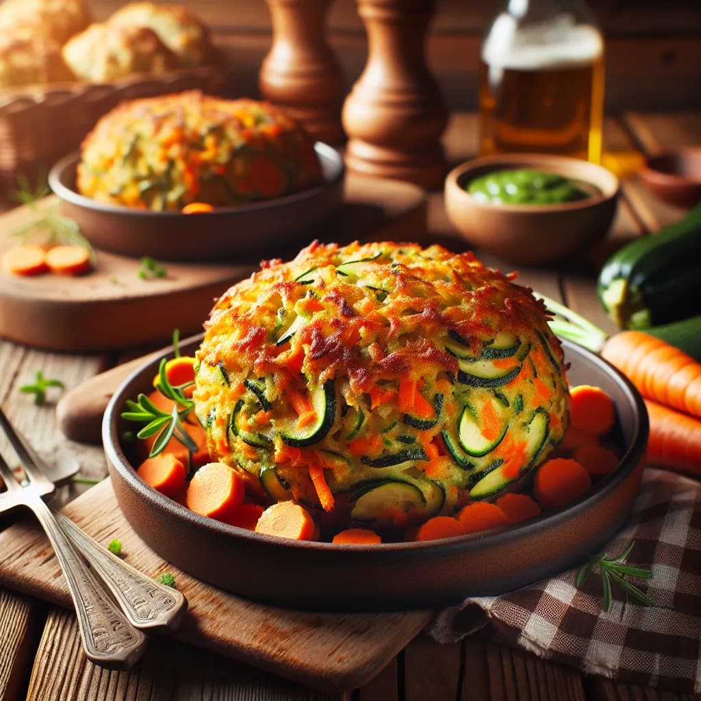 Zucchini-Karotten-Puffer