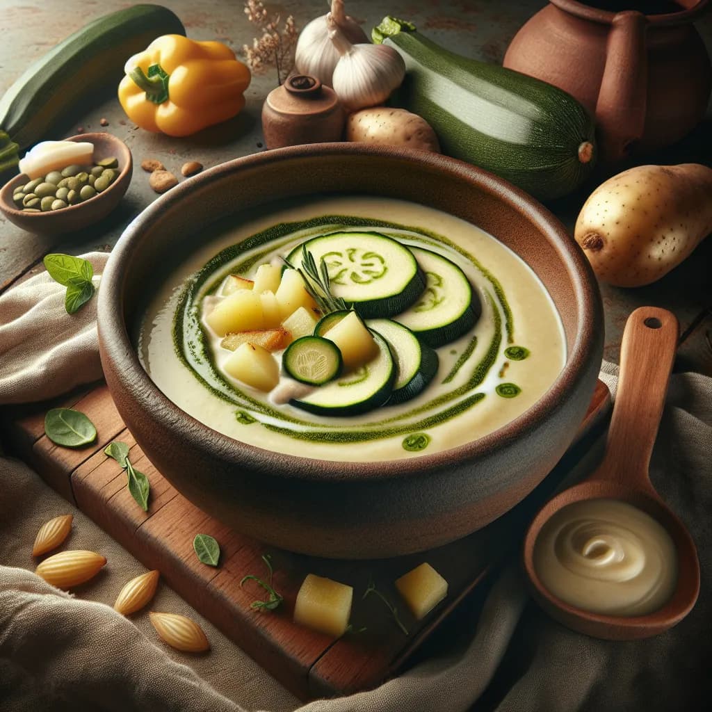 Zucchini-Kartoffel Suppe