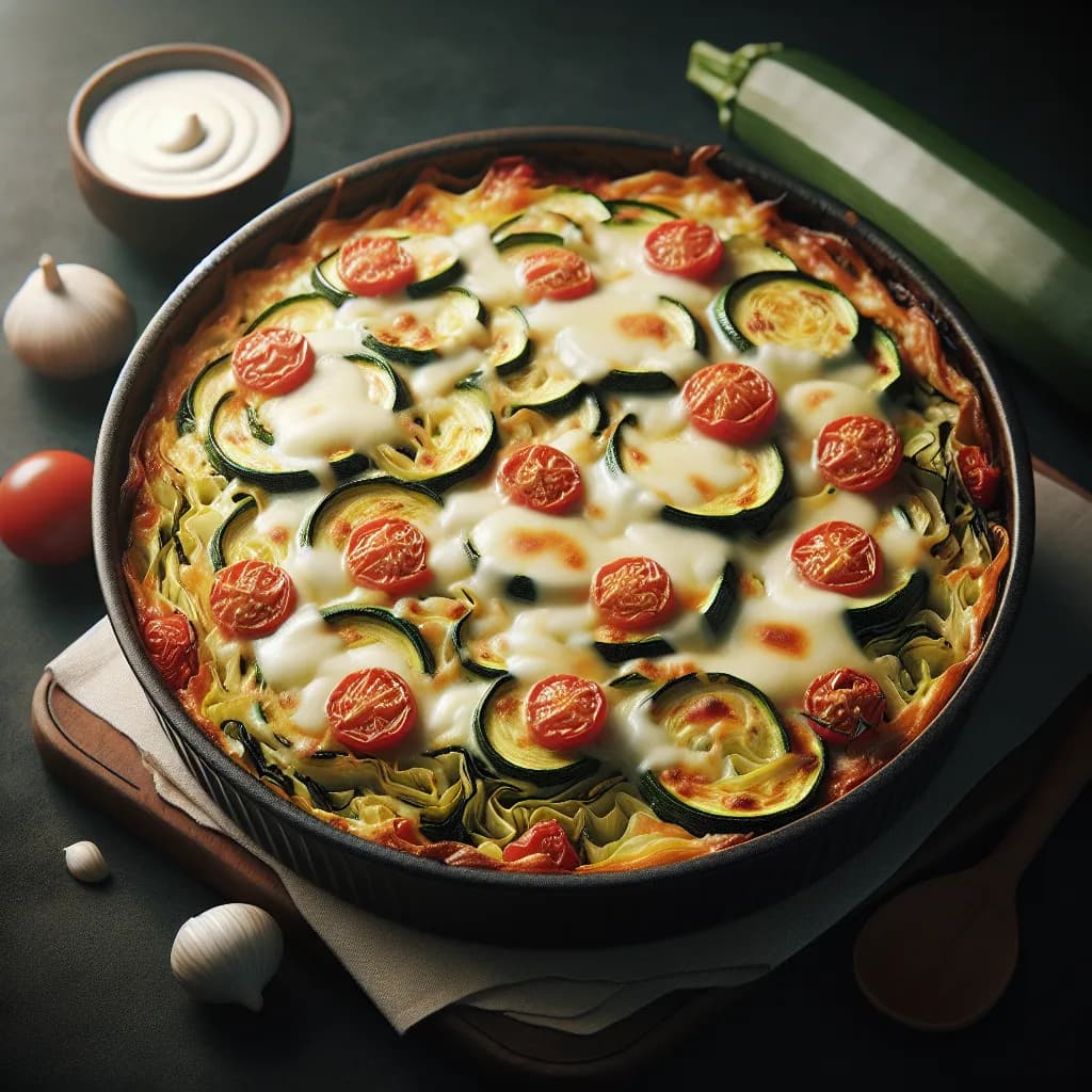Zucchinikraut-Auflauf