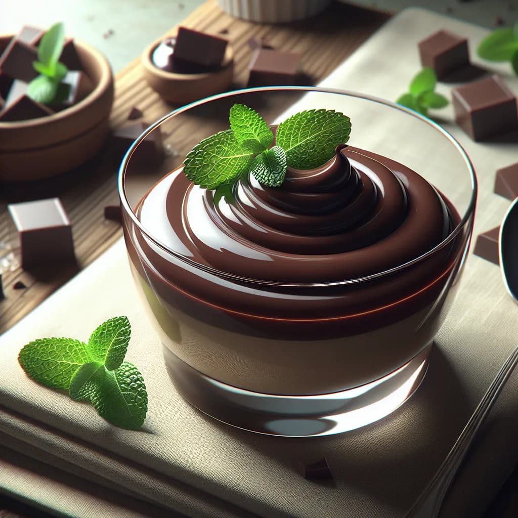 Zuckerfreier Schokoladenpudding