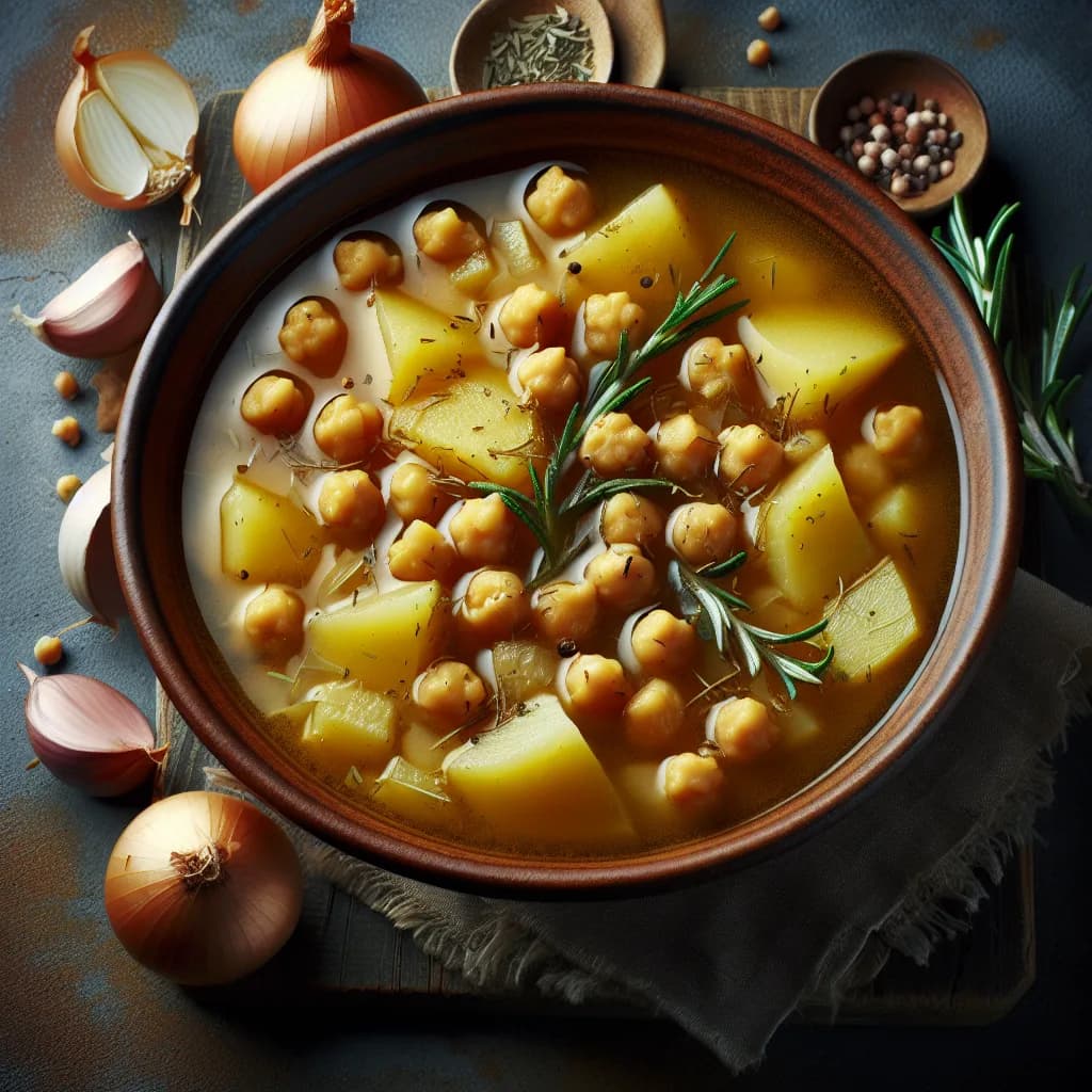 Zuppa di Ceci e Patate