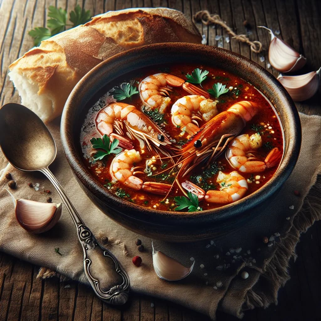 Zuppa di Gamberi Piccante