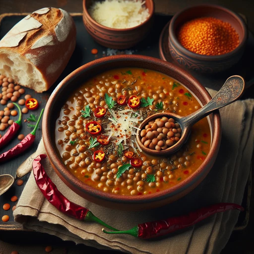 Zuppa di Lenticchie Piccante