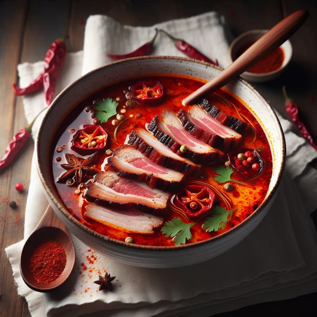 Zuppa di Maiale Piccante