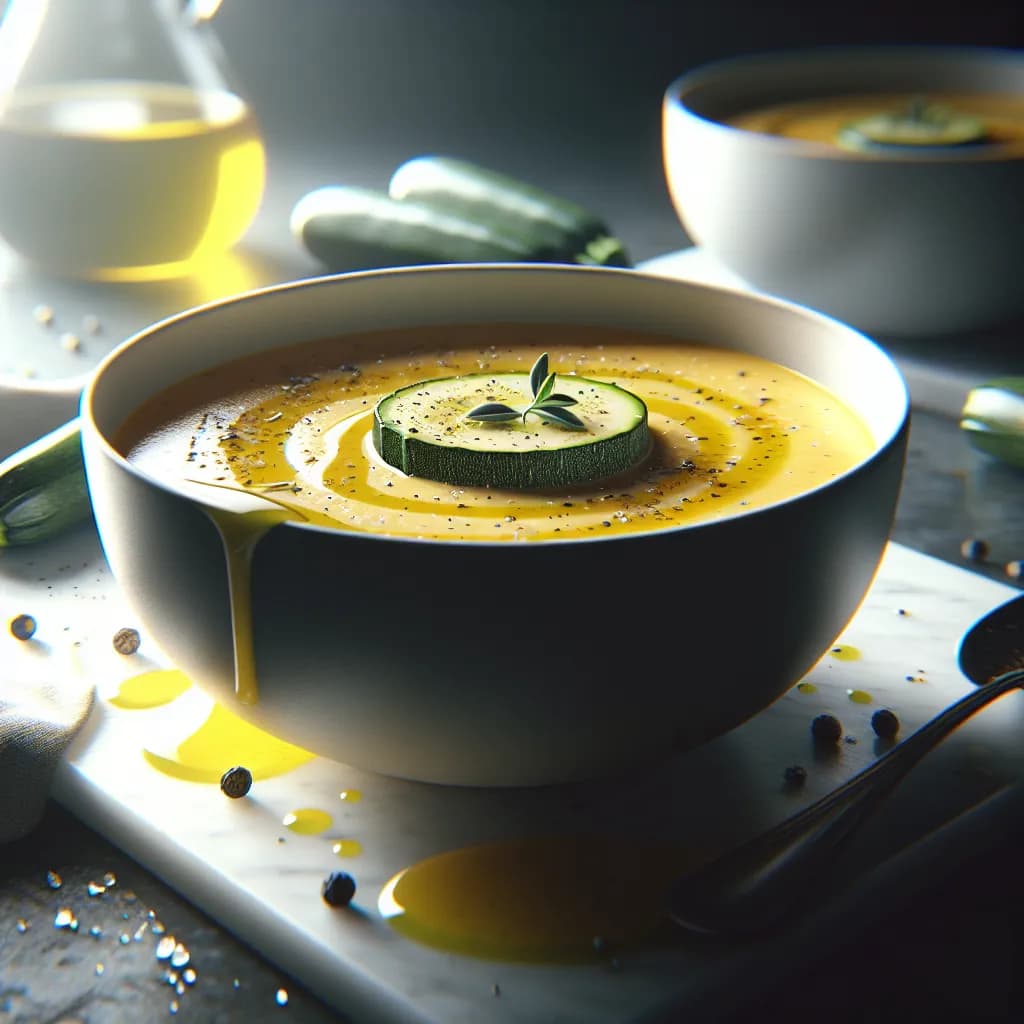 Zucchini Creme Suppe